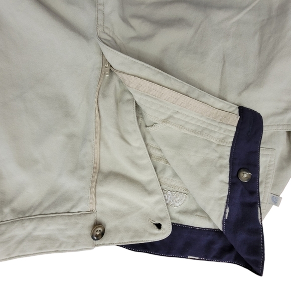 NORTH Face Y2K Shorts Khaki Hi-Waist Hike Athleisure Nylon Size 12 - Picture 5 of 7